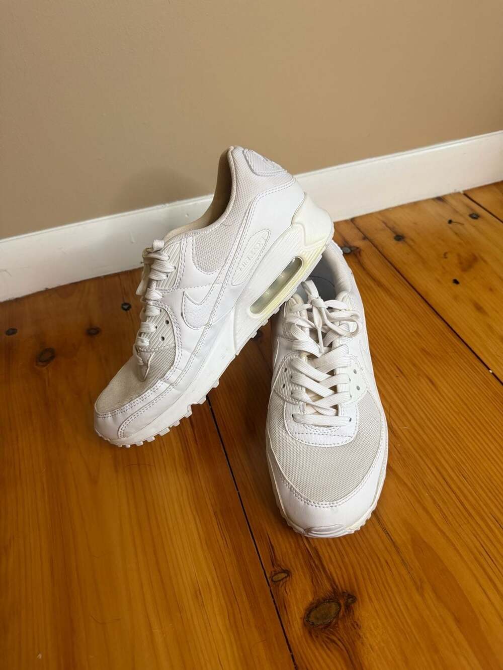 Nike Air Max 90 Triple White Sneakers
